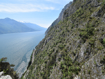 Der Ausblick auf den Gardasee und das Monte Baldo Massiv