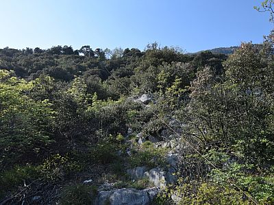 Der Blick zurück zum Bivacco Crozolam