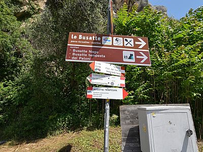 Kurz folgen wir der Straße zum oberen Parkplatz 