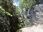 Wir lassen die letzte Treppe hinter uns