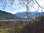 Blick zum Wettersteingebirge...