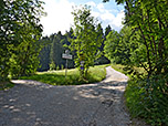 ...erreichen wir den Abzweig vor der Kochelbergalm
