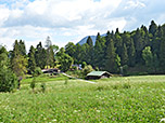 Blick zurück zur Kochelbergalm