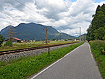 Wir folgen den Gleisen zurück nach Garmisch