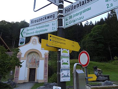 Gut 2,5 Stunden muss man für den Aufstieg durch die Klamm einplanen