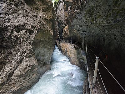 Der Blick zurück in die Klamm