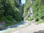 Der Blick zurück auf den Klammausgang