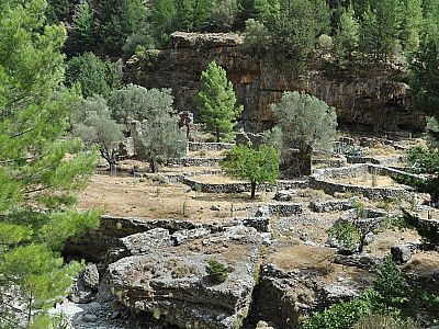 Reste der Ortschaft Samaria