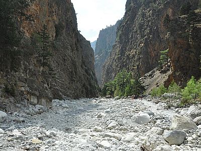 Die Schlucht wird enger...