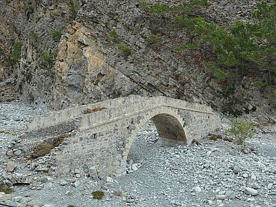 Der Verlauf des Baches hat sich geändert. 
