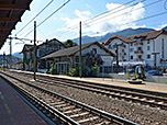 Los gehts am Bahnhof in Sterzing