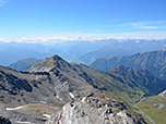 Blick in nordwestlicher Richtung auf das Eisacktal und Sterzing