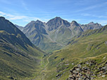 Blick über das Engbergtal zur Wurmaulspitze