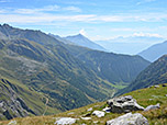 Blick über das Weißensteintal zur Eidechsspitze