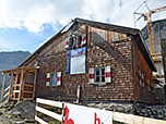 Großbaustelle am Eisbruggjoch: 2015 wird die alte Edelrauthütte...