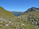 Blick vom Passenjoch zu den 3000ern der Zillertaler Alpen