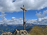 Gipfelkreuz der Bärentaler Spitze