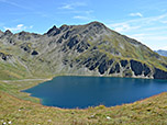 Zu unseren Füßen liegt der Wilde See