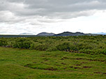...und genießen die Aussicht über den Þingvellir