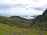 Blick auf die Bucht bei Staffin