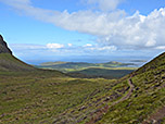 Blick auf den Nordteil der Isle of Skye