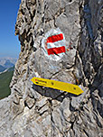 Wegweiser am Zugspitzblick