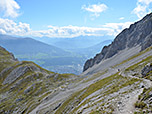Blick zur Arzler Scharte