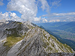 Blick hinunter zum Goetheweg