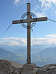 Gipfelkreuz der Hafelekarspitze