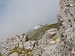 Blick zurück zur Hafelekar-Bergstation