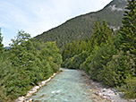Wir überqueren die Isar...