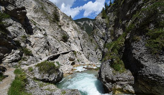 Wanderung durch die Gleirschklamm bei Scharnitz