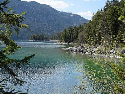 Der Ausblick zurück auf das Nordufer