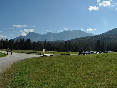 Das Osten das Karwendelgebirge