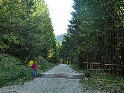 Wir passieren einen Weiderost...