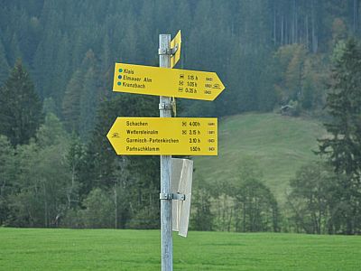 Wir wandern weiter nach Kranzbach.