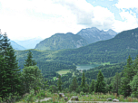 Blick nach Süden zur Arnspitze (2196 m)