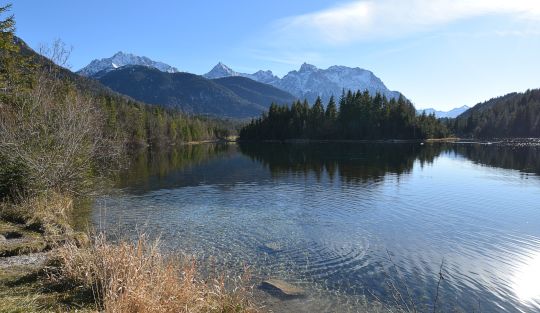 Der Isar-Natur-Erlebnisweg bei Krün