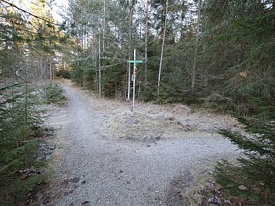 Hier biegen wir scharf rechts ab