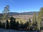 Auf dem Hohen Fricken, dem Bischof und dem Krottenkopf liegt bereits Schnee