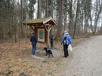 Auch hier können wir an den Informationstafeln etwas lernen