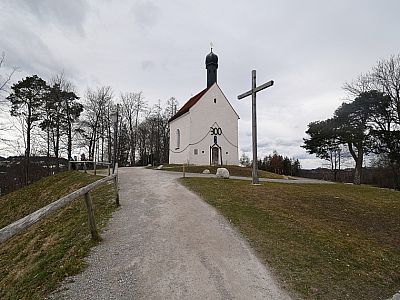 Die Gedenkkapelle...