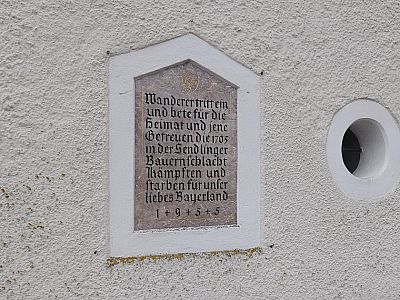 ... zu Ehren der Gefallenen der Bauernschlacht 1705