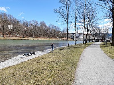 Der Ausblick zurück Richtung Bad Tölz
