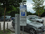 Am Parkplatz werden 5 Euro fällig