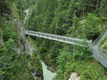 Blick zurück auf die erste Brücke