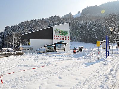 Startpunkt an der Talstation der Hochfelln Seilbahn