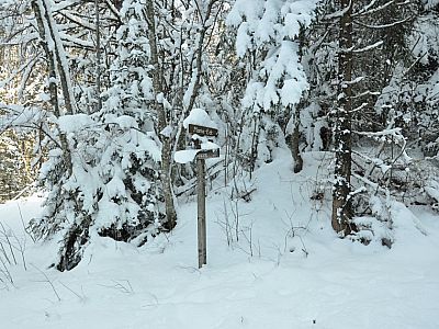 Wegweiser nach Maria Eck