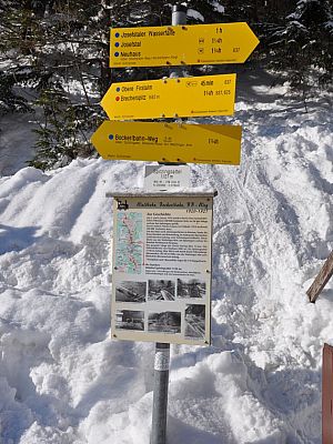 45 Minuten Fußweg zur Oberen Firstalm