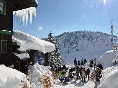 ...auf der sonnigen, südseitigen...